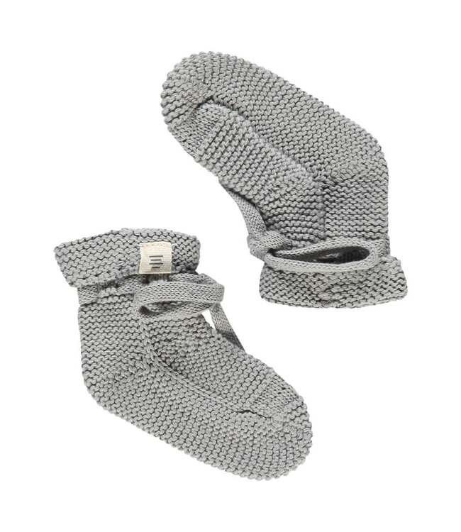 baby slippers steel by A tiny story