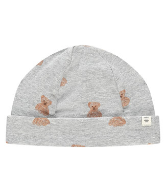 A tiny story baby hat light grey melange by A tiny story