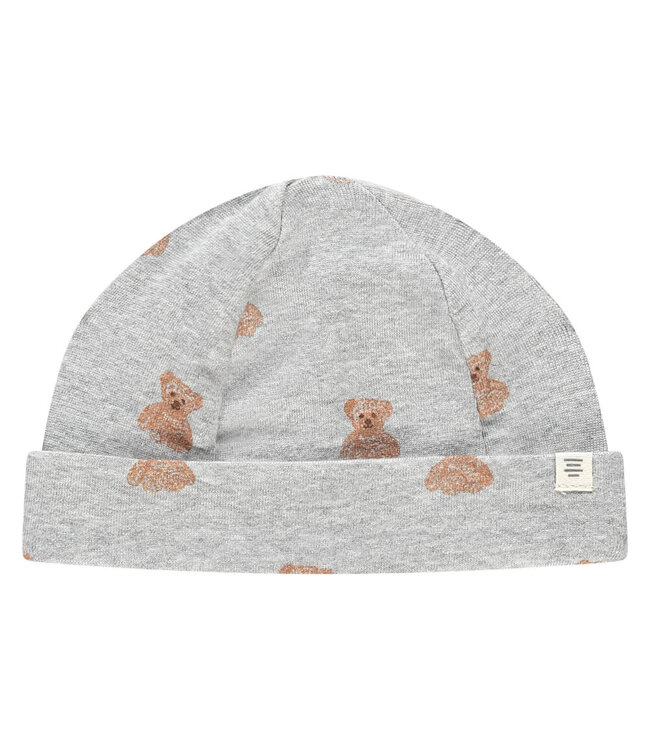 baby hat light grey melange by A tiny story
