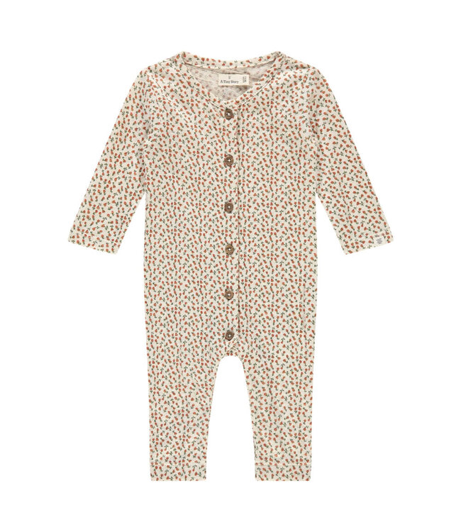 baby suit long sleeve flower snow by A tiny story