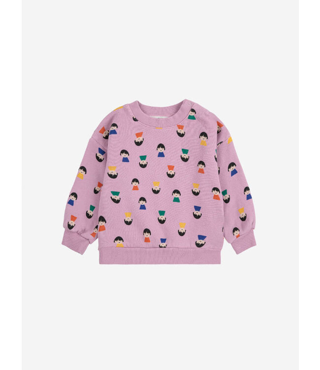 Game Pawns all over sweatshirt  by Bobo Choses
