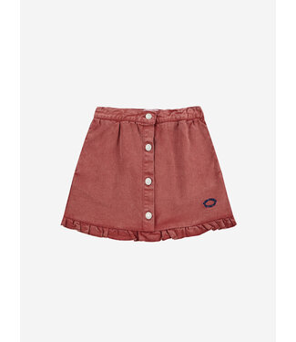Bobo Choses Tic Tac Toe ruffled skirt  by Bobo Choses