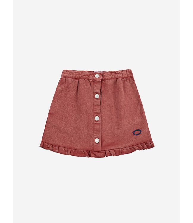 Tic Tac Toe ruffled skirt  by Bobo Choses