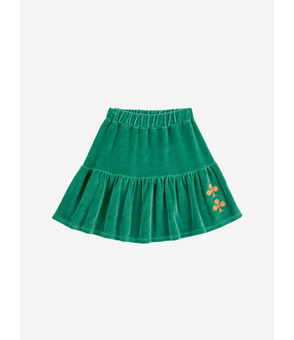 Bobo Choses Clover velvet skirt  by Bobo Choses