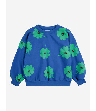 Bobo Choses Lucky Clover all over sweatshirt  by Bobo Choses