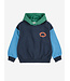 Tic Tac Toe color block hoodie  by Bobo Choses