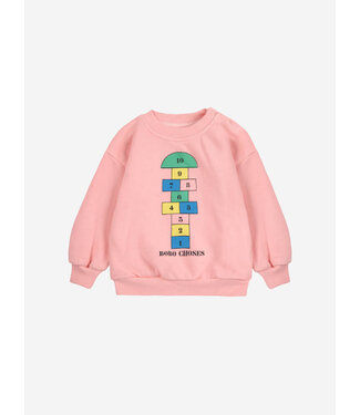 Bobo Choses Hopscotch sweatshirt Pink  by Bobo Choses
