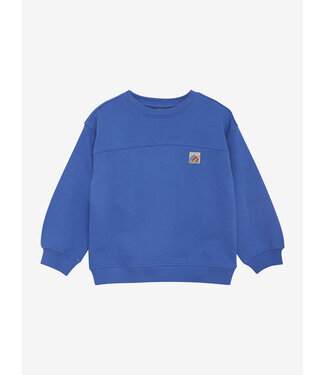 Daily7 Oversized Sweater Textprint Dusty Kobalt by Daily7