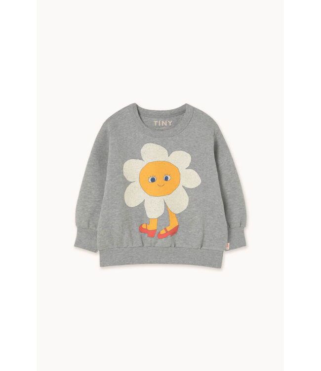 Flower Graphic Sweatshirt  by Tiny Cottons