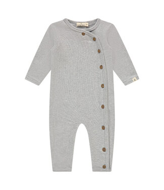 A tiny story baby suit long sleeve light grey melange by A tiny story