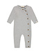 A tiny story baby suit long sleeve light grey melange by A tiny story