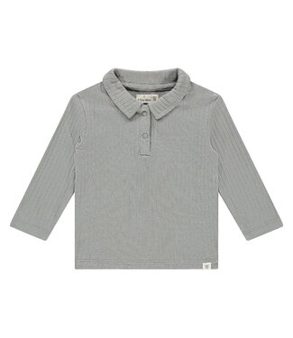 A tiny story baby t-shirt long sleeve steel by A tiny story