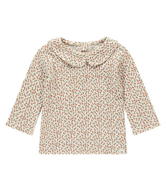 A tiny story baby t-shirt long sleeve flower snow by A tiny story