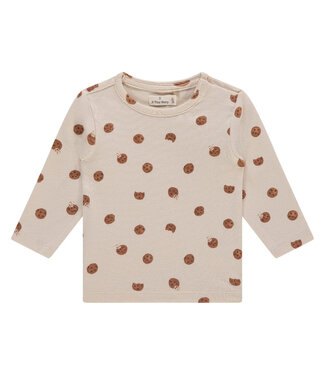 A tiny story baby t-shirt long sleeve cookie snow by A tiny story