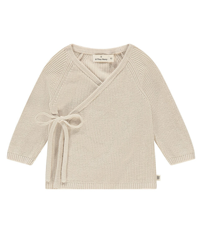 baby cardigan knitted snow by A tiny story