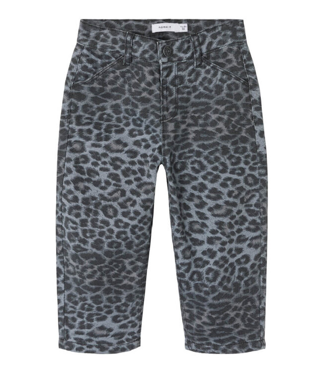 NMFBELLA TWI MOM PANTS 4444-TD Night Owl GREY LEOPARD by Name it