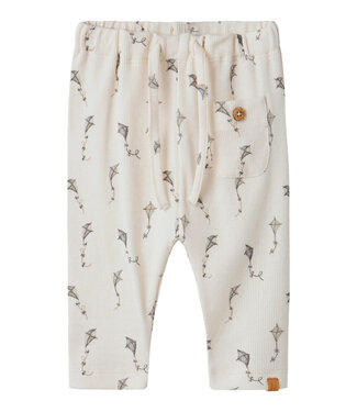 Lil' Atelier NBMGAVO ELO LOOSE PANT LIL NOOS Turtledove KITES by Lil' Atelier