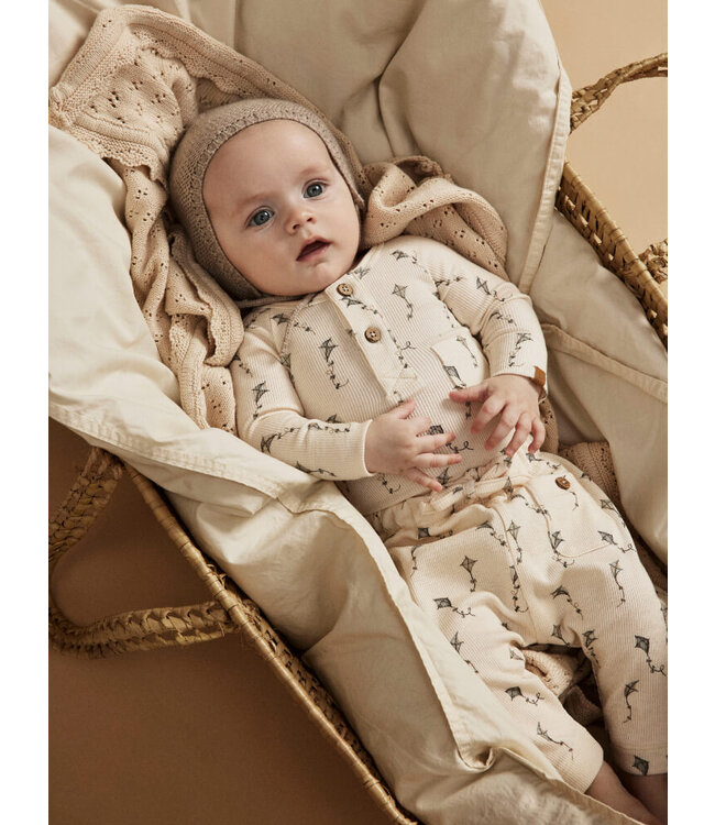 NBMGAVO ELM LS SLIM BODY LIL NOOS Turtledove KITES by Lil' Atelier