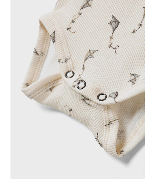 NBMGAVO ELM LS SLIM BODY LIL NOOS Turtledove KITES by Lil' Atelier