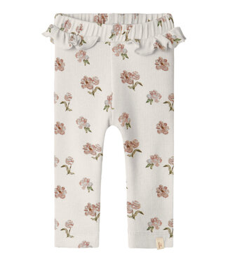 Lil' Atelier NBFGAVO EFI SLIM LEGGING LIL NOOS Turtledove PEONY by Lil' Atelier