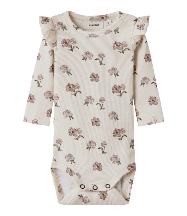 NBFGAVO EKO LS SLIM BODY LIL NOOS Turtledove PEONY by Lil' Atelier