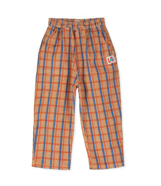 Lötiekids CORDUROY WIDE PANTS TOASTED  CHECKS by Lötiekids
