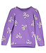 Lötiekids TEXTURED TSHIRT LILAC  BOWS ALL OVER by Lötiekids
