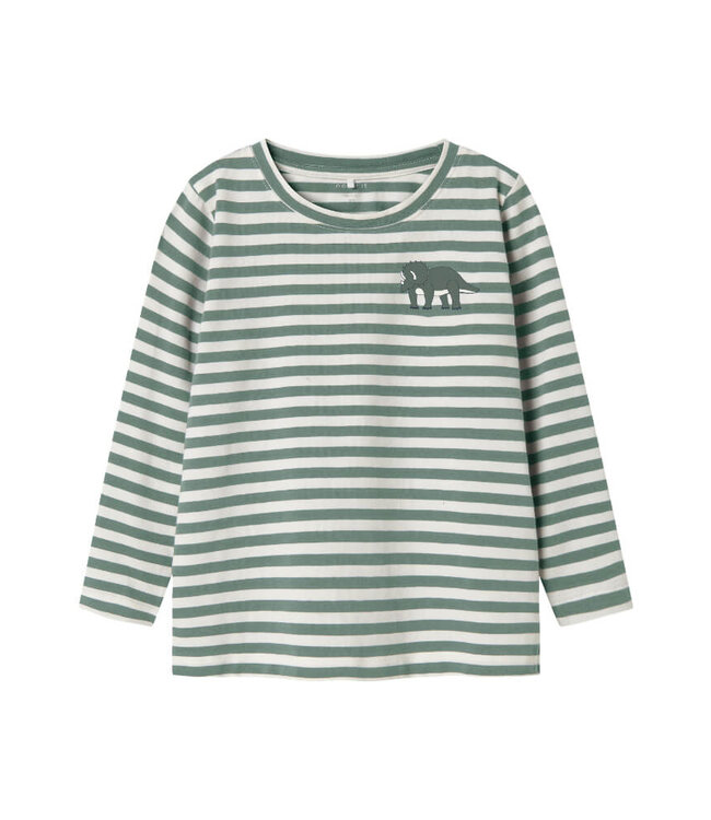 NMMNITU 2P LS TOP PB Mood Indigo W. GREEN BAY by Name it
