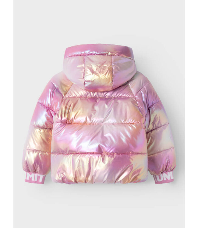 NKFMALAN PUFFER JACKET FOIL Moonlite Mauve by Name it