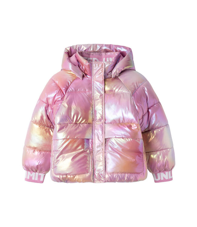 NKFMALAN PUFFER JACKET FOIL Moonlite Mauve by Name it