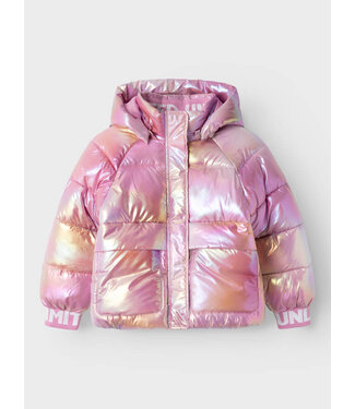 Name it NKFMALAN PUFFER JACKET FOIL Moonlite Mauve by Name it