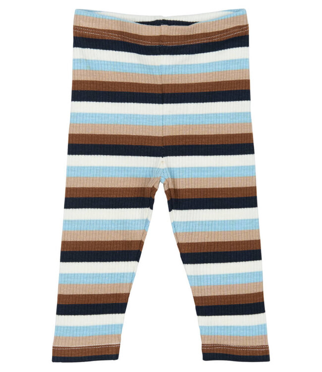 TNSBPark Rib Leggings Powder Blue Striped by The new