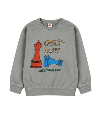 Jelly Mallow Check Mate Pignment Sweatshirt by Jelly Mallow