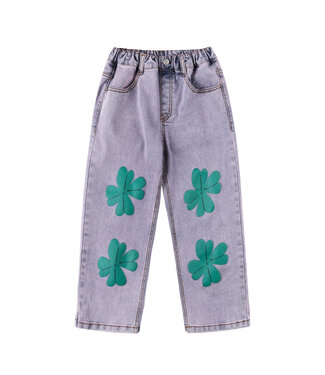 Jelly Mallow Lucky Clover Denim Pants by Jelly Mallow