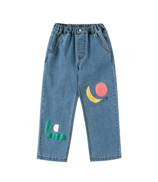 Jelly Mallow Colored Nature Denim Pants by Jelly Mallo w