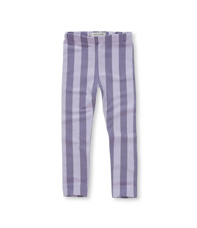 Winter legging purple stripe Lavender by Sproet & Sprout
