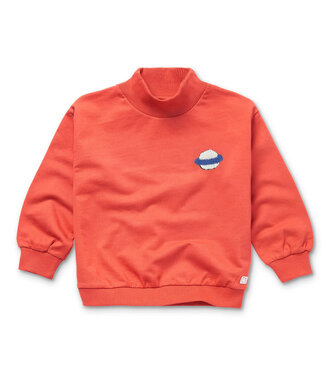Sproet & Sprout Sweatshirt turtle neck Grenadine by Sproet & Sprout Sproet & Sprout Sweatshirt turtle neck Grenadine by Sproet & Sprout