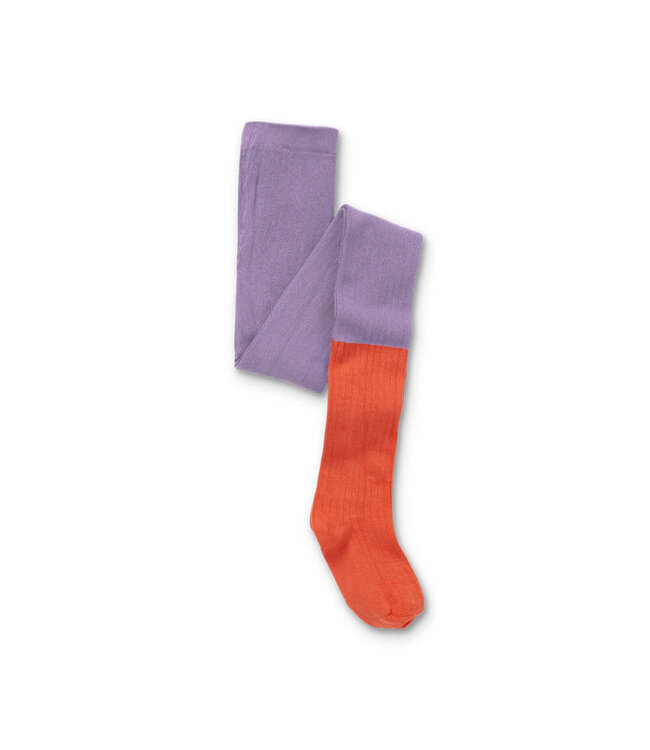 Tights colourblock lavender by Sproet & Sprout