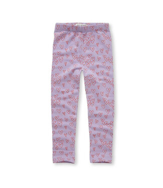 Sproet & Sprout Winter legging hearts Lavender by Sproet & Sprout Sproet & Sprout Winter legging hearts Lavender by Sproet & Sprout