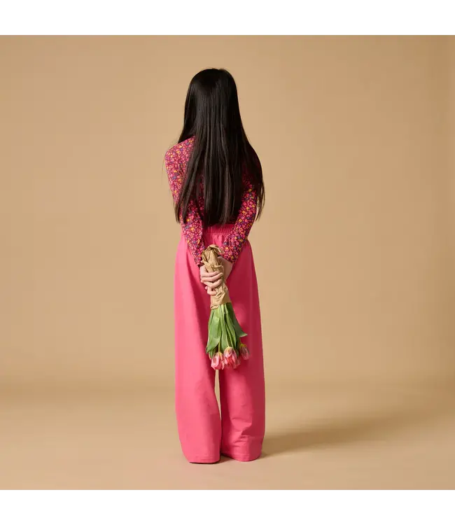 Wide Leg Jogger Fruit Dove by Petit Blush