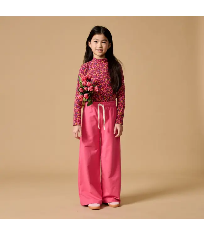 Wide Leg Jogger Fruit Dove by Petit Blush