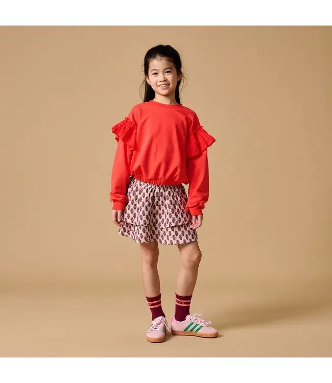 Mini Smock Skirt  Paisley Flower AOP by Petit Blush