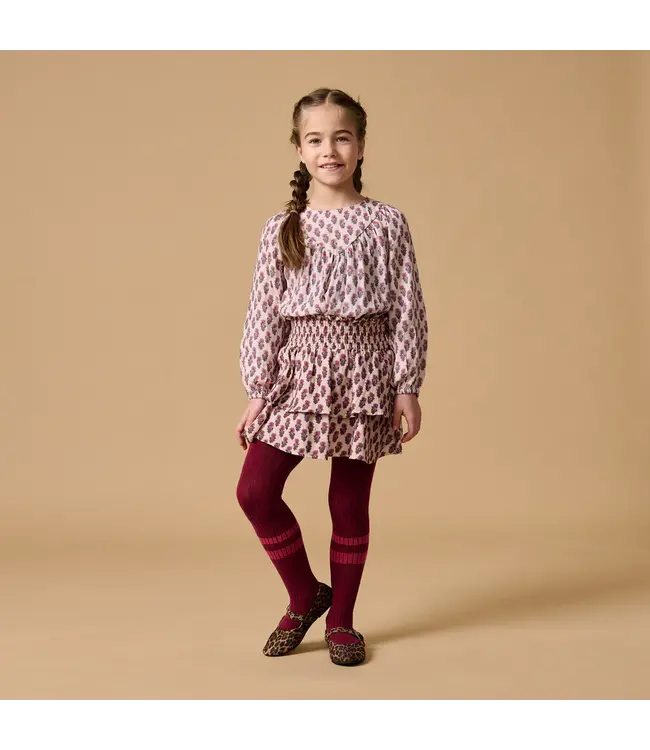 Mini Smock Skirt  Paisley Flower AOP by Petit Blush