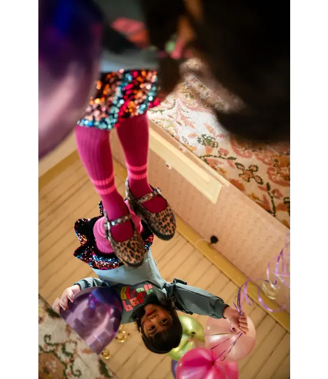 June Ruffle Sweater Stormy Weather by Petit Blush