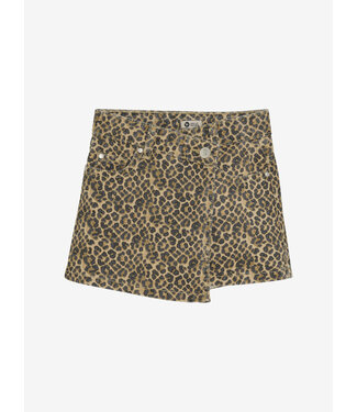 Daily7 Twill Skort Animal  Latte Sand by Daily7
