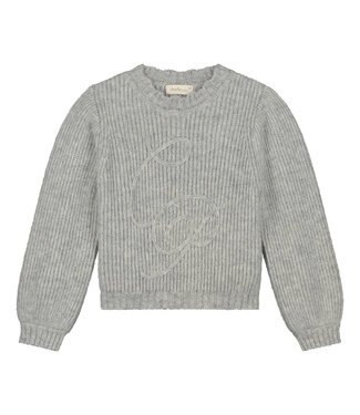 Charlie Petite Hudson Sweater Grey Melange by Charlie Petite