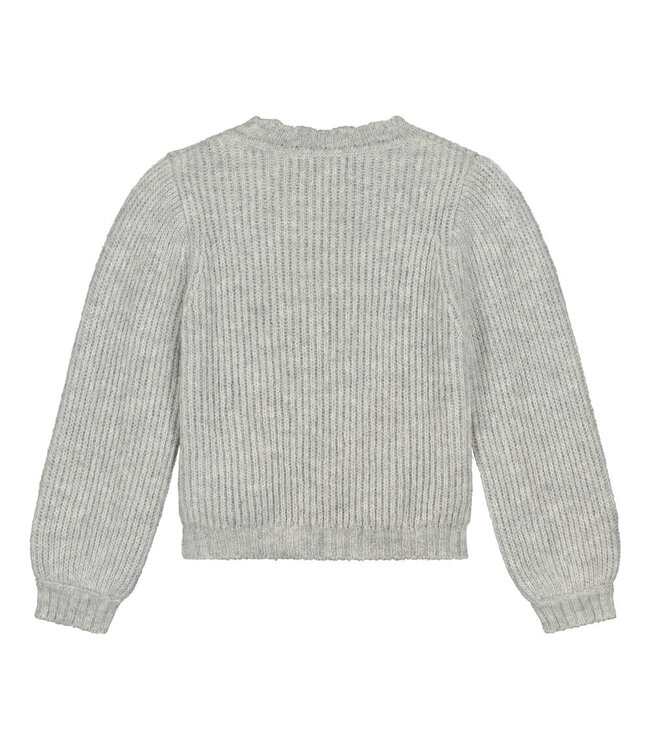 Hudson Sweater Grey Melange by Charlie Petite