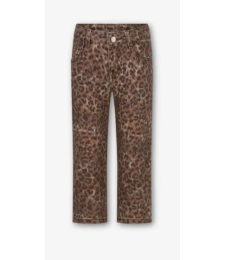 The new chapter Riley denim broek leopard by The new chapter