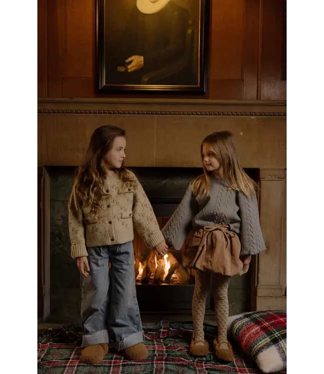 Nena Blouse Grey Melange by Charlie Petite