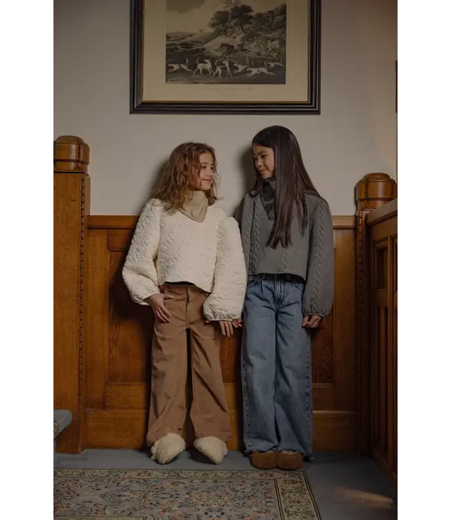 Nena Blouse Ecru by Charlie Petite